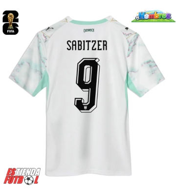 Austria Marcel Sabitzer #9 Segunda Equipación Mundial 2026 Manga Corta